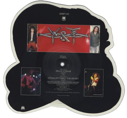 Y&T Mean Streak UK shaped picture disc (picture disc vinyl record